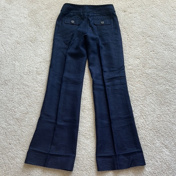J. Crew | Linen Navy Pants Trousers | 0 - Picture 4 of 9